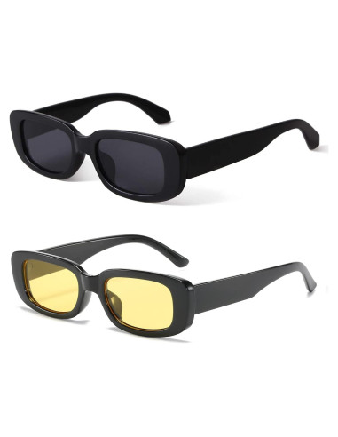 Gafas de Sol BUTABY Rectangulares UV400 para Mujeres
