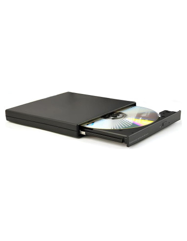 Unidad Externa de CD/DVD Svemei USB 2.0 con Adaptador Type-C