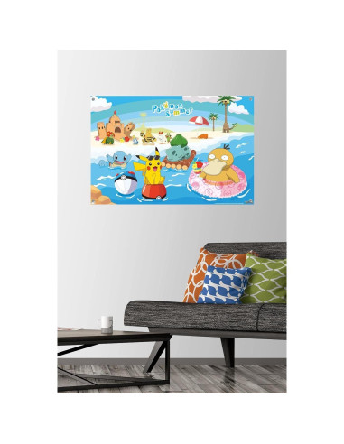 Póster de Verano Pokémon Trends International 56.6x86.4cm