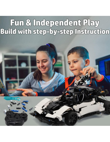 Kit de Construcción Coche RC WisePlay 457 Piezas 8+ Años