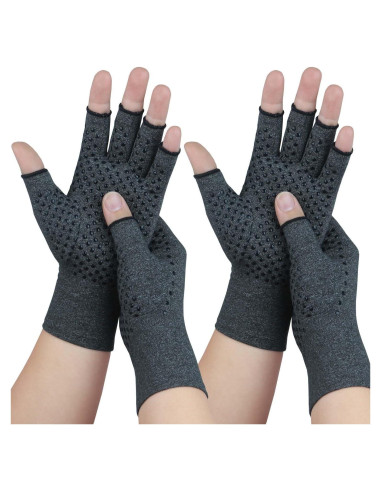 Guantes de Compresión Tiny Chou para Artritis - 2 Pares