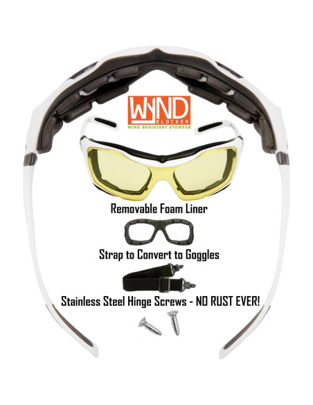 Gafas de Motocicleta WYND Blocker 329V2 Grandes UV400 Gafas de Motocicleta WYND Blocker 329V2 Grandes UV400