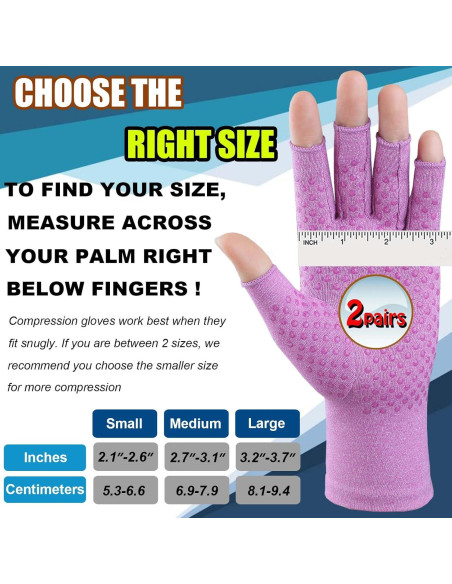 Guantes de Compresión Tiny Chou para Artritis - Rosa y Gris Guantes de Compresión Tiny Chou para Artritis - Rosa y Gris