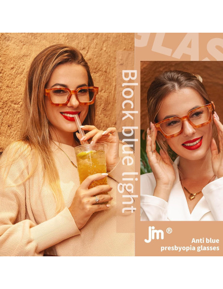 Gafas de Lectura JM 3 Paquetes Anti Luz Azul 2.5x Gafas de Lectura JM 3 Paquetes Anti Luz Azul 2.5x