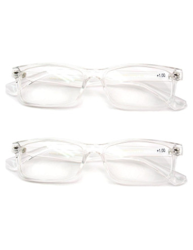 Gafas de Lectura Rectangulares Vision World 2.5x 2 Pares