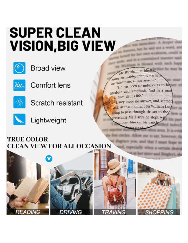 Gafas de Lectura OCCI CHIARI para Mujeres 1.75x Modernas