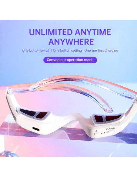 Gafas de Luz Roja Revital Eyes - Masajeador Ocular 2 Modos Gafas de Luz Roja Revital Eyes - Masajeador Ocular 2 Modos