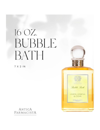 Baño de Burbujas Antica Farmacista 473 ml Limón Verbena Cedro