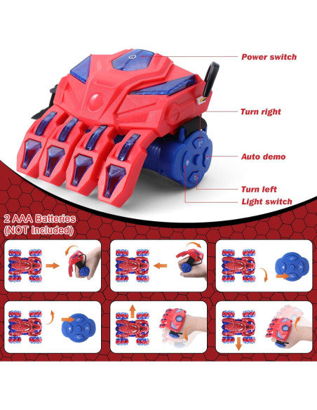 Coche RC Control Remoto por Gestos Rojo 360 Acrobacias Coche RC Control Remoto por Gestos Rojo 360 Acrobacias