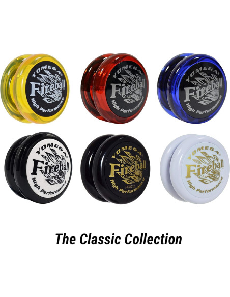 Yoyo Yomega Fireball Transaxle Negro/Dorado 52g para Trucos Yoyo Yomega Fireball Transaxle Negro/Dorado 52g para Trucos