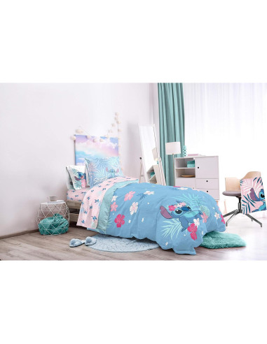 Juego de Cama Twin Jay Franco Lilo & Stitch 5 Piezas