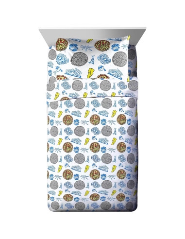 Conjunto de Edredón Completo Jay Franco Tortugas Ninja 7 Piezas