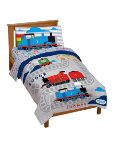 Juego de Cama Thomas & Friends 4 Piezas Jay Franco Microfibra
