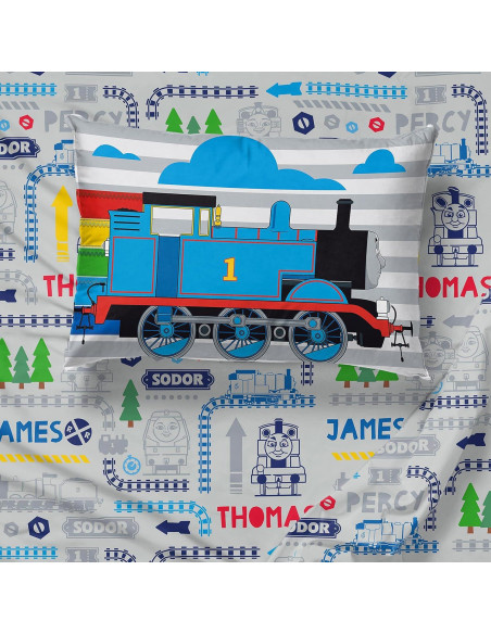 Juego de Cama Thomas & Friends 4 Piezas Jay Franco Microfibra Juego de Cama Thomas & Friends 4 Piezas Jay Franco Microfibra