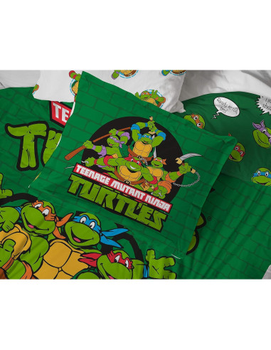 Juego de Cama Doble Jay Franco Tortugas Ninja 7 Piezas