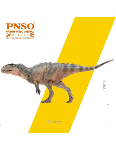 Modelo Dinosaurio PNSO 62Xinchuan El Sinraptor 30cm