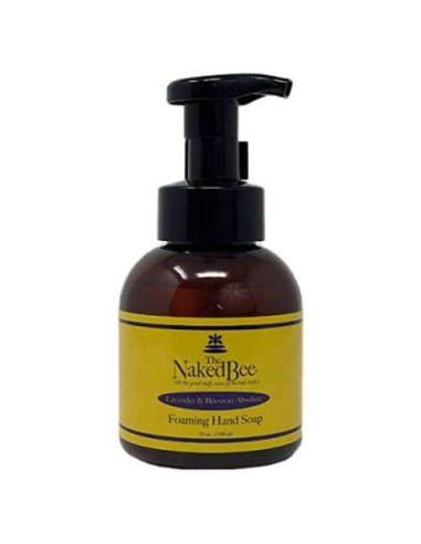 Jabón Espumoso de Manos El Naked Bee 12 oz Lavanda Cera Abeja