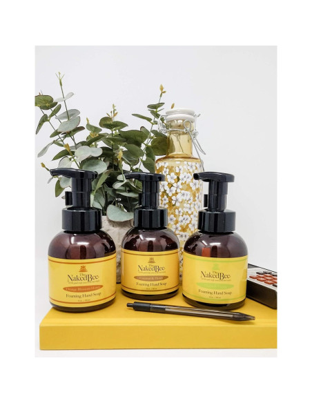 Jabón Espumoso de Manos El Naked Bee 12 oz Lavanda Cera Abeja Jabón Espumoso de Manos El Naked Bee 12 oz Lavanda Cera Abeja