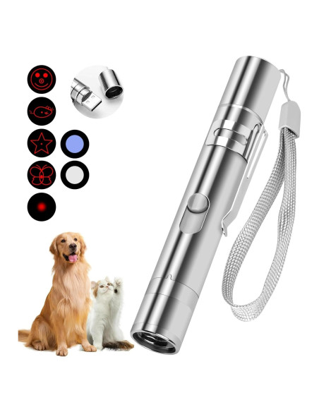 Puntero Rojo Interactivo Waputne para Gatos y Perros Puntero Rojo Interactivo Waputne para Gatos y Perros