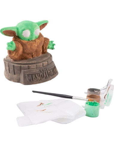 Conjunto de Pintura Star Wars Baby Yoda y Mandaloriano