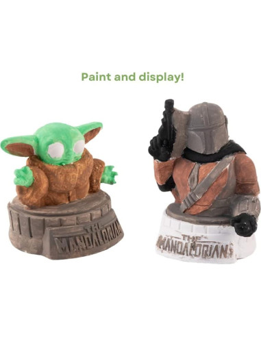 Conjunto de Pintura Star Wars Baby Yoda y Mandaloriano