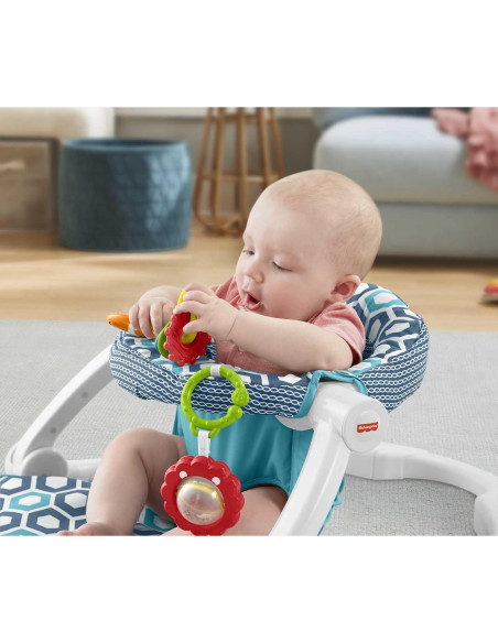 Silla Portátil para Bebés Fisher-Price Sit-Me-Up Azul Silla Portátil para Bebés Fisher-Price Sit-Me-Up Azul
