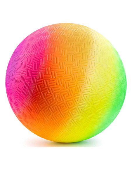 Pelota de Patio Inflable Arcoíris Bedwina 21.6 cm - PVC Pelota de Patio Inflable Arcoíris Bedwina 21.6 cm - PVC