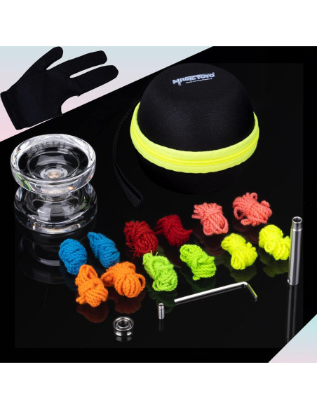 Yoyo MAGICYOYO K2 Cristal Blanco para Niños y Adultos Yoyo MAGICYOYO K2 Cristal Blanco para Niños y Adultos