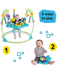 Saltador Educativo Baby Einstein Cove de Curiosidad 2-en-1 2