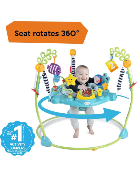 Saltador Educativo Baby Einstein Cove de Curiosidad 2-en-1 Saltador Educativo Baby Einstein Cove de Curiosidad 2-en-1