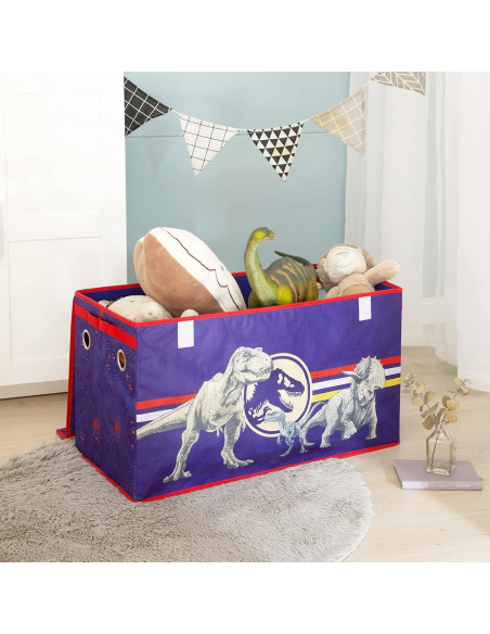 Baúl de Almacenamiento Plegable Idea Nuova Jurassic World 73x37x37 cm Baúl de Almacenamiento Plegable Idea Nuova Jurassic World 73x37x37 cm