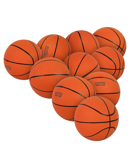 Balón de Baloncesto Aoneky Tamaño 3 con Bomba - Paquete 10 Balón de Baloncesto Aoneky Tamaño 3 con Bomba - Paquete 10