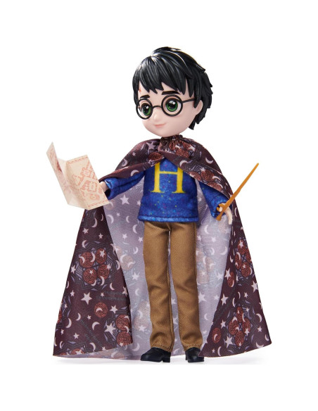 Muñeca Harry Potter 20 cm con Capa de Invisibilidad y Accesorios Muñeca Harry Potter 20 cm con Capa de Invisibilidad y Accesorios