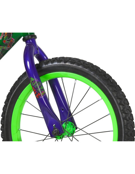 Bicicleta Infantil Dynacraft Tortugas Ninja 16" Verde Oscuro Bicicleta Infantil Dynacraft Tortugas Ninja 16" Verde Oscuro