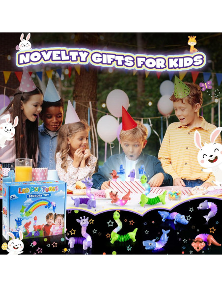 Juguetes Antiestrés LED de Animales Delighkidz para Niños Juguetes Antiestrés LED de Animales Delighkidz para Niños