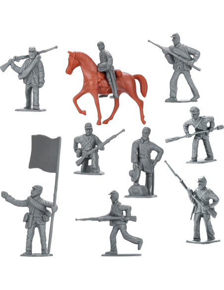 Conjunto de Soldados Guerra Civil HAPTIME 42 piezas Plástico Conjunto de Soldados Guerra Civil HAPTIME 42 piezas Plástico