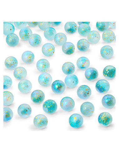 Canicas de Vidrio POPLAY 120PCS Azul para Decoración