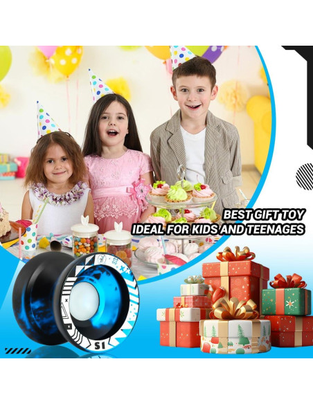 Yoyo Profesional S1 de Metal para Trucos de Giro de Dedo Yoyo Profesional S1 de Metal para Trucos de Giro de Dedo