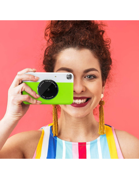 Cámara Instantánea Kodak Printomatic Verde con 50 Hojas Cámara Instantánea Kodak Printomatic Verde con 50 Hojas