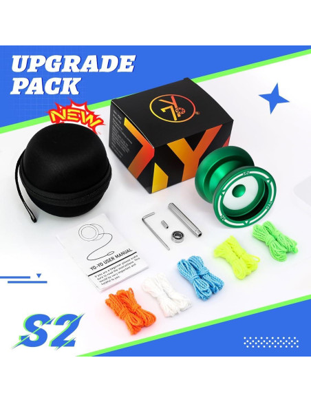 Yoyo S2 Profesional Doble Función para Niños 8-12 Años Yoyo S2 Profesional Doble Función para Niños 8-12 Años