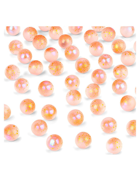Canicas de Vidrio POPLAY 120PCS Naranja para Decoración Canicas de Vidrio POPLAY 120PCS Naranja para Decoración