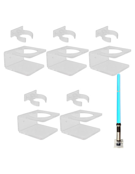 Soporte de Pared para Sable de Luz Claro YYST - 5 Piezas Soporte de Pared para Sable de Luz Claro YYST - 5 Piezas
