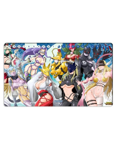 Tapete de Juego Mlikemat Digimon 60.96x35.56 cm + Bolsa Gratis
