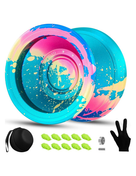 Yoyo Profesional HKSOD Doble Propósito Metal 64g 57mm Yoyo Profesional HKSOD Doble Propósito Metal 64g 57mm
