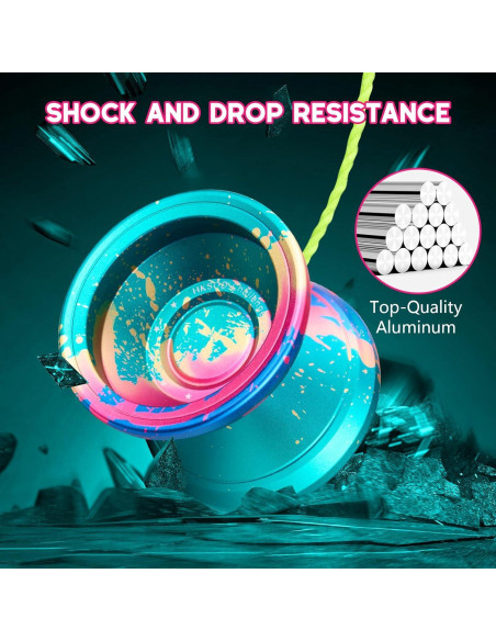 Yoyo Profesional HKSOD Doble Propósito Metal 64g 57mm Yoyo Profesional HKSOD Doble Propósito Metal 64g 57mm