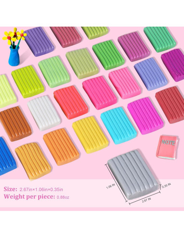 Kit de Arcilla Polimérica Aestd-ST 72 Colores y Accesorios