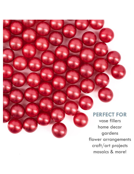 Canicas de Vidrio Galashield Rojas Escarlata 2.27 kg 420 pcs Canicas de Vidrio Galashield Rojas Escarlata 2.27 kg 420 pcs