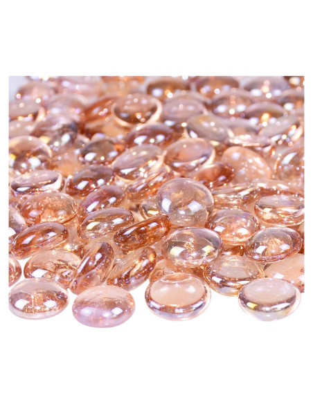 Gemas de vidrio plano KINGOU 100 piezas 17-20 mm Rosa Gemas de vidrio plano KINGOU 100 piezas 17-20 mm Rosa