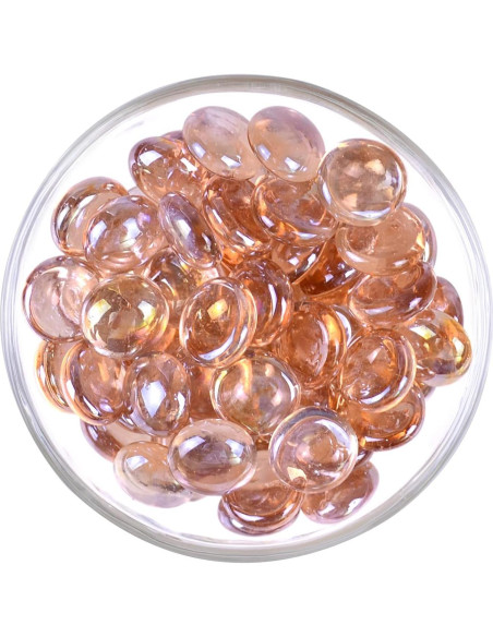Gemas de vidrio plano KINGOU 100 piezas 17-20 mm Rosa Gemas de vidrio plano KINGOU 100 piezas 17-20 mm Rosa