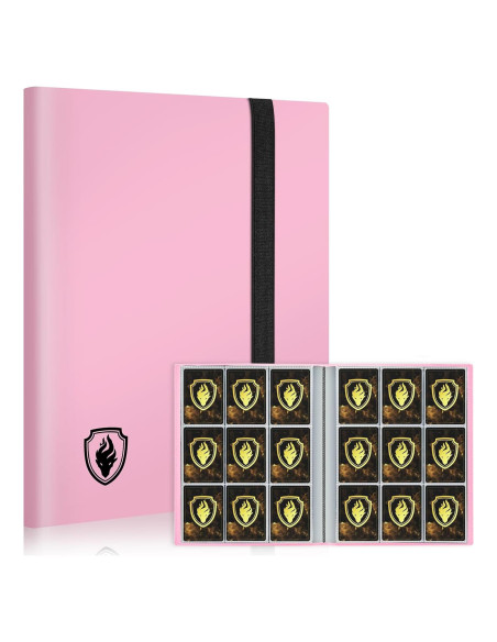 Carpeta de Cartas Fabmaker 396 Bolsillos Rosa Premium Carpeta de Cartas Fabmaker 396 Bolsillos Rosa Premium